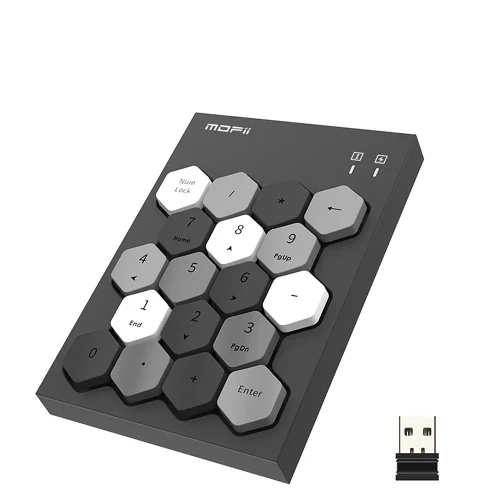 Mofii SK-660AGC Wireless Numeric Honey Comb Shape Keyboard