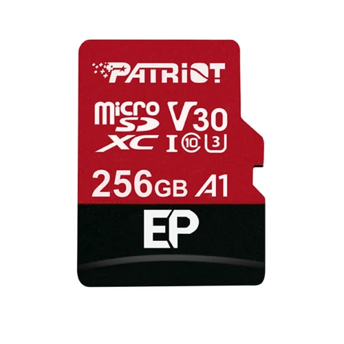Patriot EP Series 256GB A1 microSD Memory Card